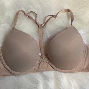 VS PINK T-Back Push Up Bra Nude 36C